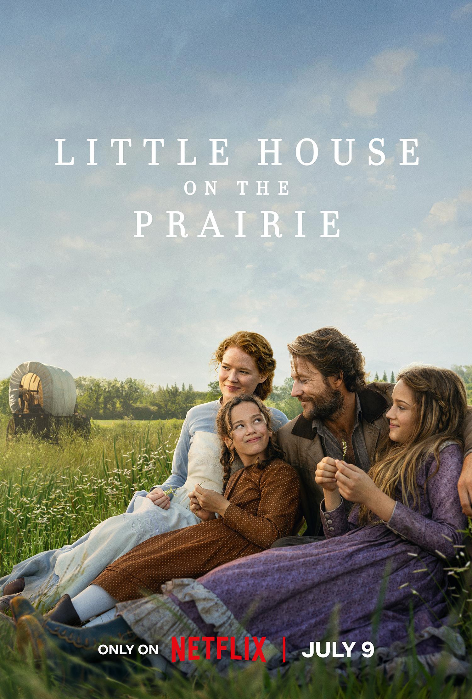 Crosby Fitzgerald, Alice Halsey, Luke Bracey and Skywalker Hughes (left to right) sit on a field. (Courtesy of IMDb)