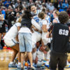 UCLA women's basketball celebrates winning the 2026 National Championship. The Bruins accomplished this feat after winning the Big Ten tournament in back-to-back seasons. (Daily Bruin file photo)