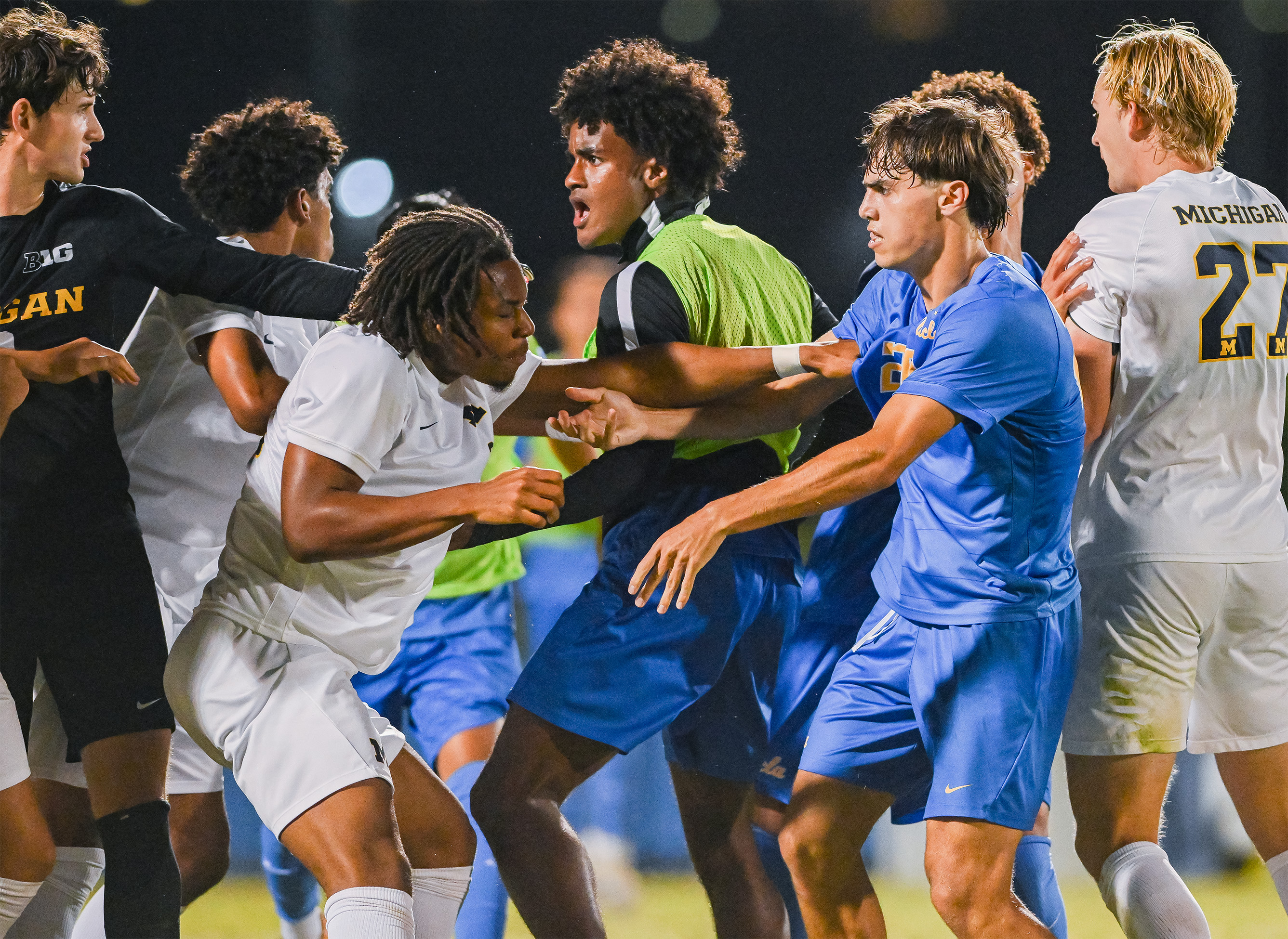 UCLA men's soccer dominates chances, faces close calls in 1-1 draw with Michigan - Daily Bruin